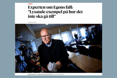 Vår ordförande om Egons brist på upprättelse: ”Här borde lagstiftningen ändras”